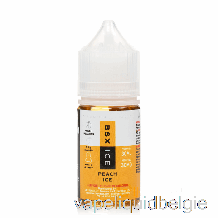 Vape Vloeibaar Perzikijs - Bsx Salt-serie - 30ml 30mg